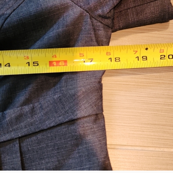 Semantiks, Pleated Chambray, Two Button Jacket/shirt, Sz S, EUC - Picture 6 of 9